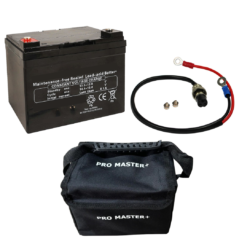 Lead Acid Battery with Wires & Carry Bag