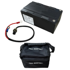 Lithium Battery with Wires & Carry Bag