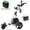 Electric Golf Trolley with Battery & Accessories - Trolley with Lead Acid Battery
